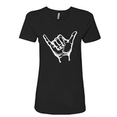 POSITIVE Vibe Shaka Hand Women's T-Shirt – Soft & Stylish 'Hang Loose' Tee